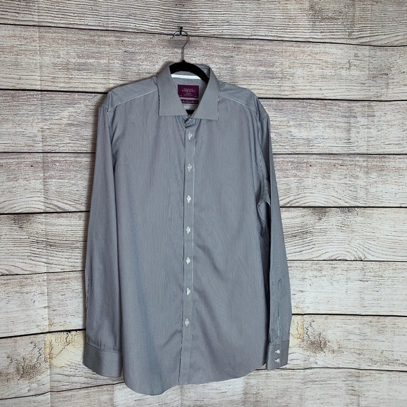 Charles Tyrwhitt Luxury Non Iron Slim Fit Shirt - Picture 1 of 4